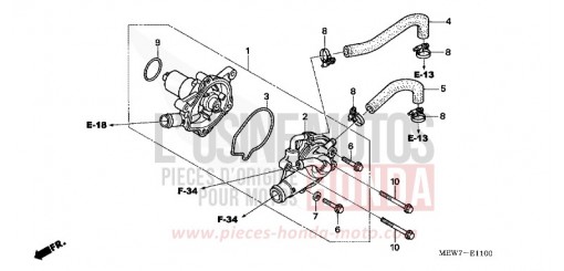 POMPA ACQUA NT700VA8 di 2008